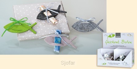 Ichtusvis voor geschenkverpakking