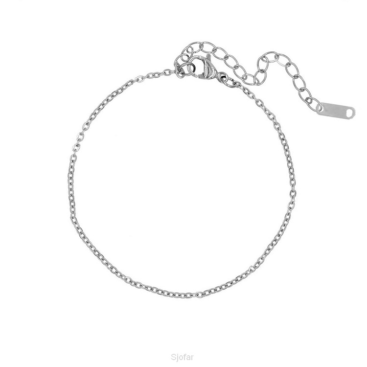 Armband basic zilver