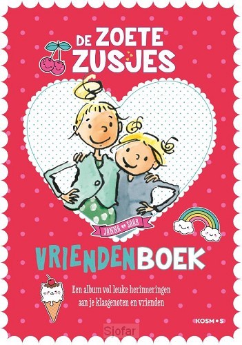 Zoete zusjes vriendenboekje