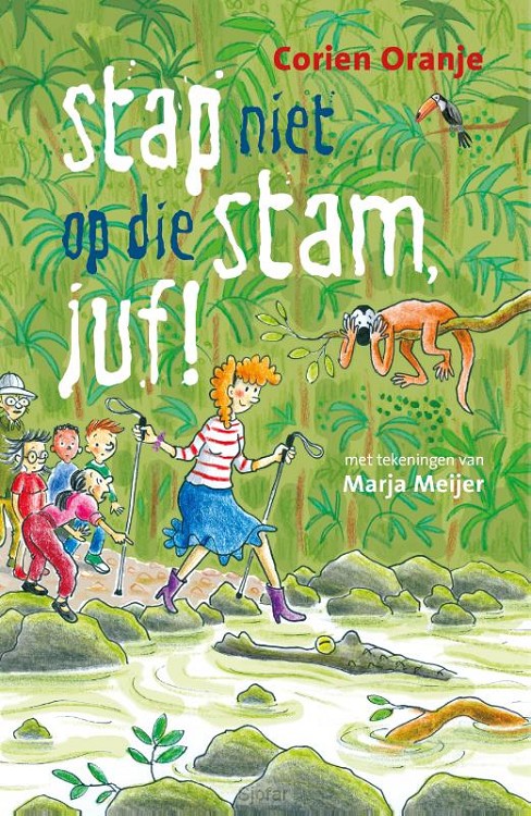 Stap niet op die stam, juf!