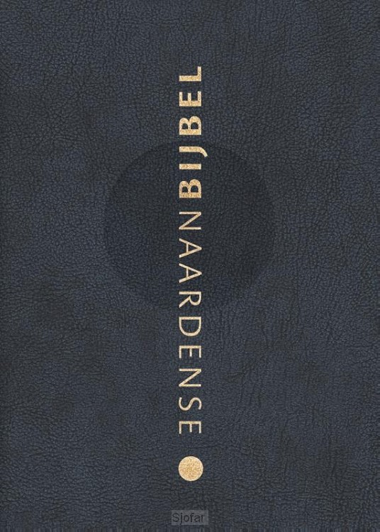 Nachtblauw gebonden leer