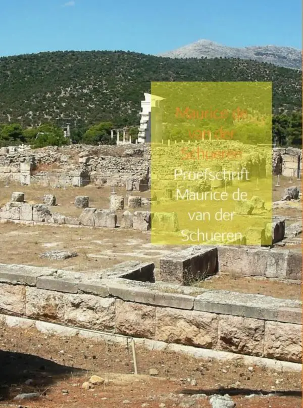 Proefschrift Maurice de van der Schueren