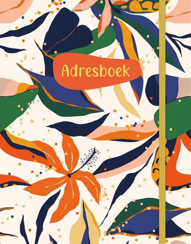 Adresboek (groot) - Vibrant Jungle