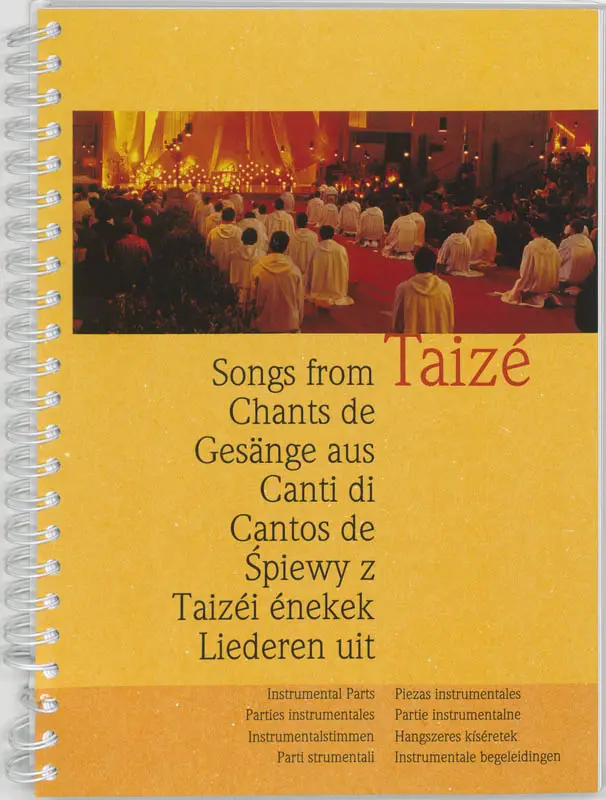 Liederen uit taize muziekboek