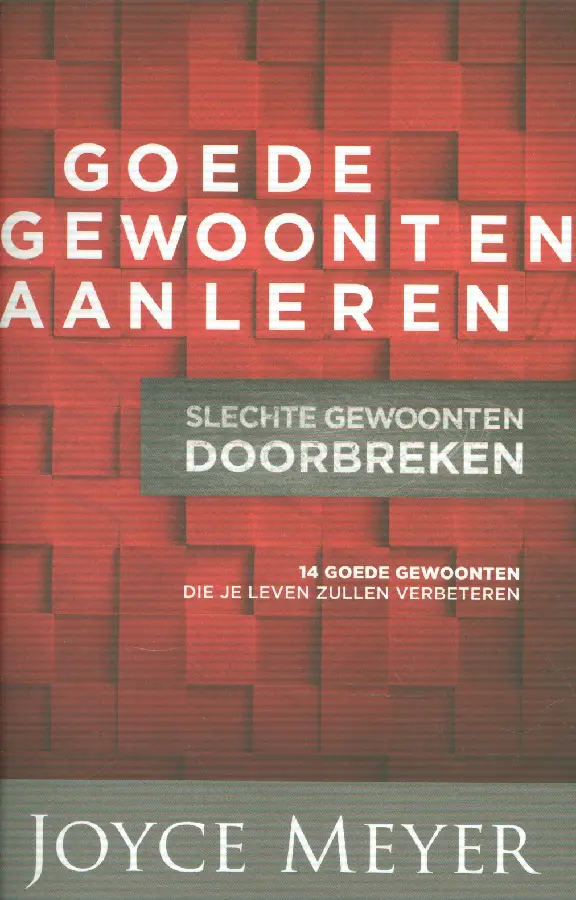 Goede gewoonten aanleren