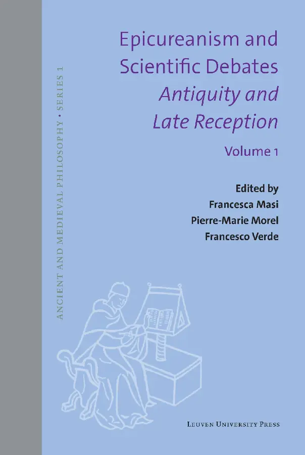 Epicureanism and Scientific Debates / Vol.1