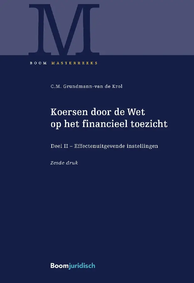 Koersen door de Wet op het financieel toezicht / II Effectenuitgevende instellingen
