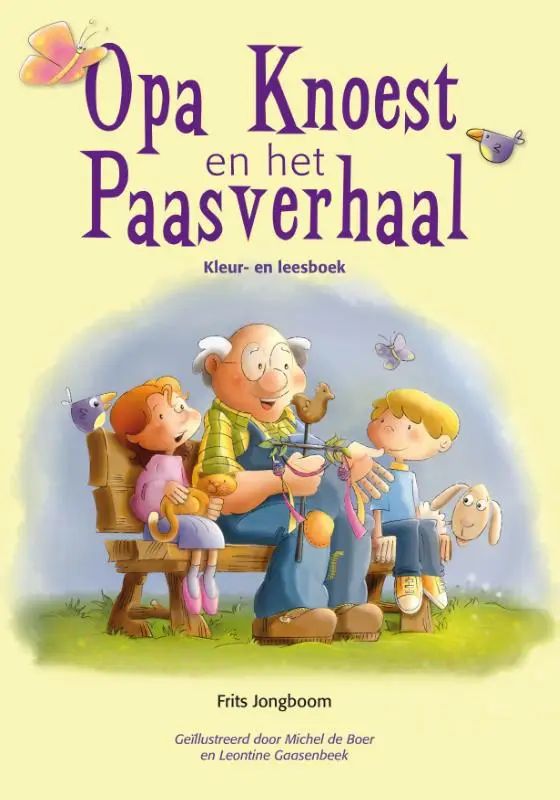 Opa knoest en het paasverhaal kleurboek