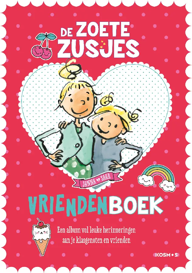 Zoete zusjes vriendenboekje