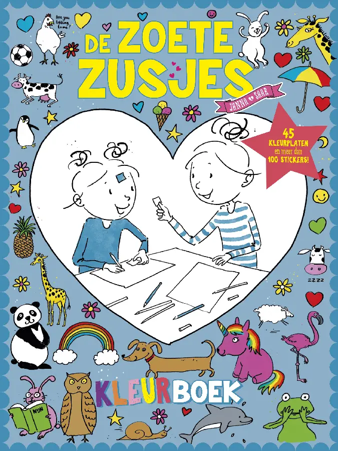 Zoete Zusjes kleurboek met meer dan 1