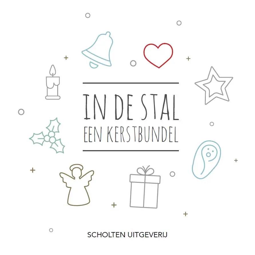 In de stal, kerstbundel