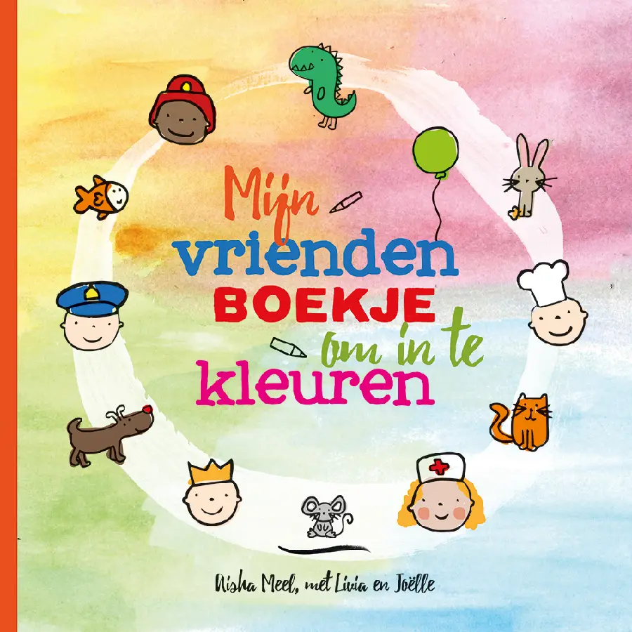 Mijn vriendenboekje om in te kleuren