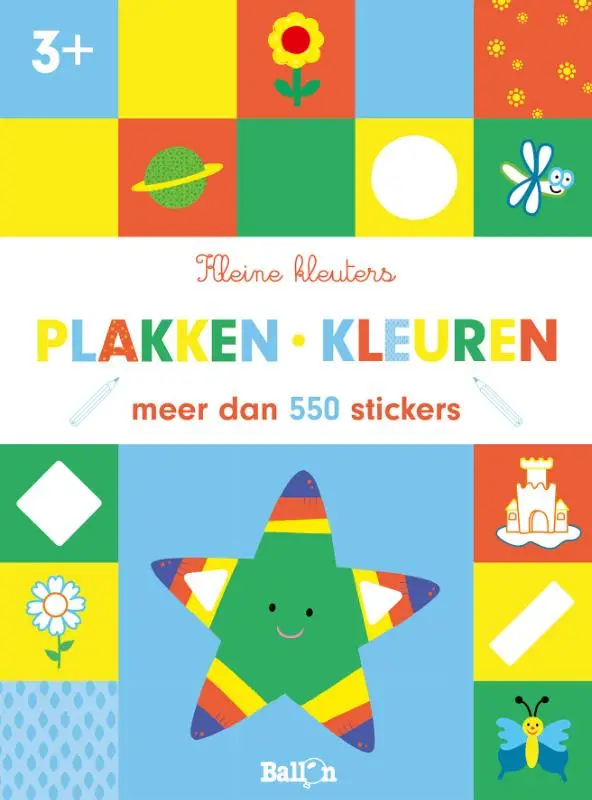 Plakken en kleuren 3+