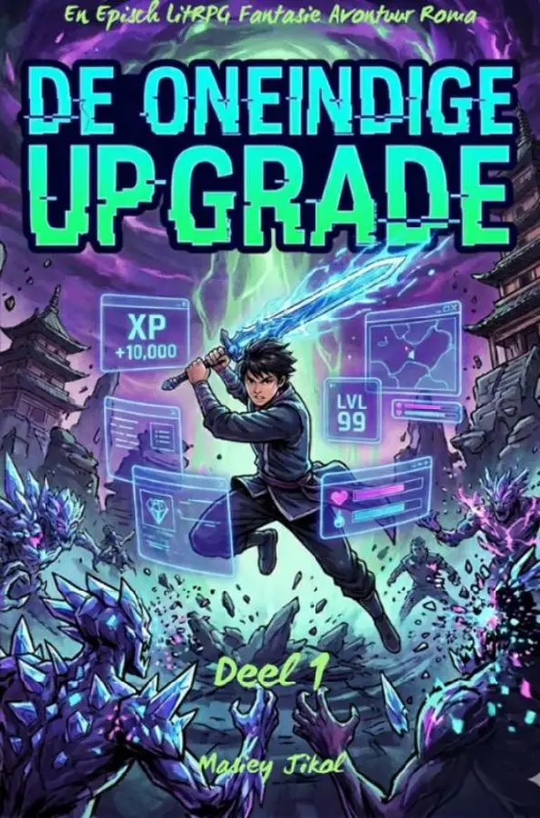 DE ONEINDIGE UPGRADE:En Episch LitRPG Fantasie Avontuur Roman(Deel 1)