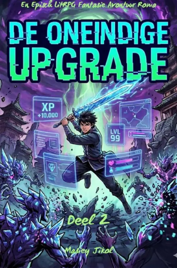 DE ONEINDIGE UPGRADE:En Episch LitRPG Fantasie Avontuur Roman(Deel 2)