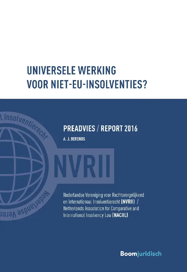 Universele werking voor niet-EU insolventies?