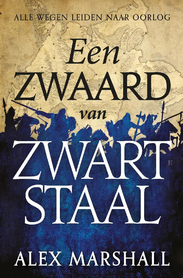 Een zwaard van zwart staal
