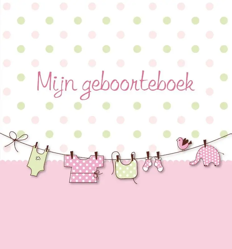 Mijn geboorteboek roze