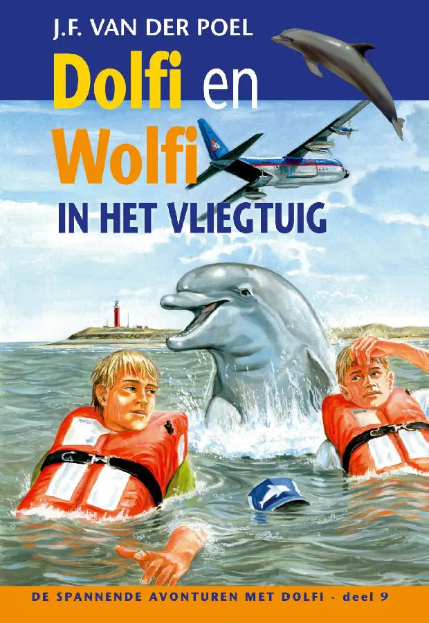 Dolfi en wolfi in het vliegtuig