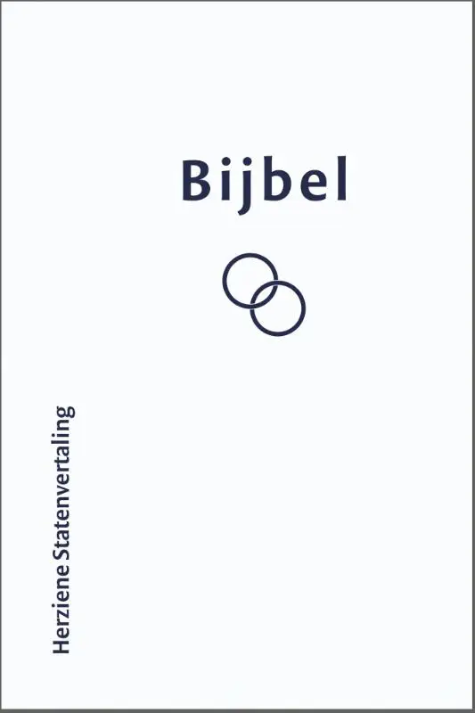 Huwelijksbijbel hsv wit goud