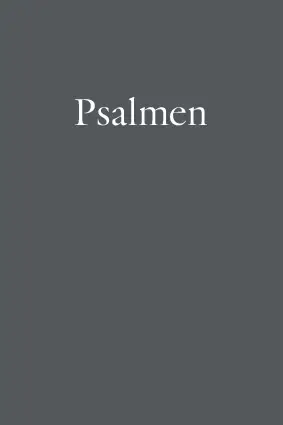 Psalmboek 1773 klassiek antraciet