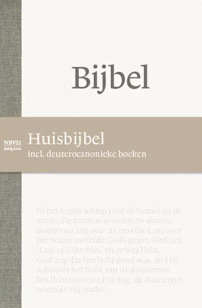 Huisbijbel NBV21 standaard + deut boek