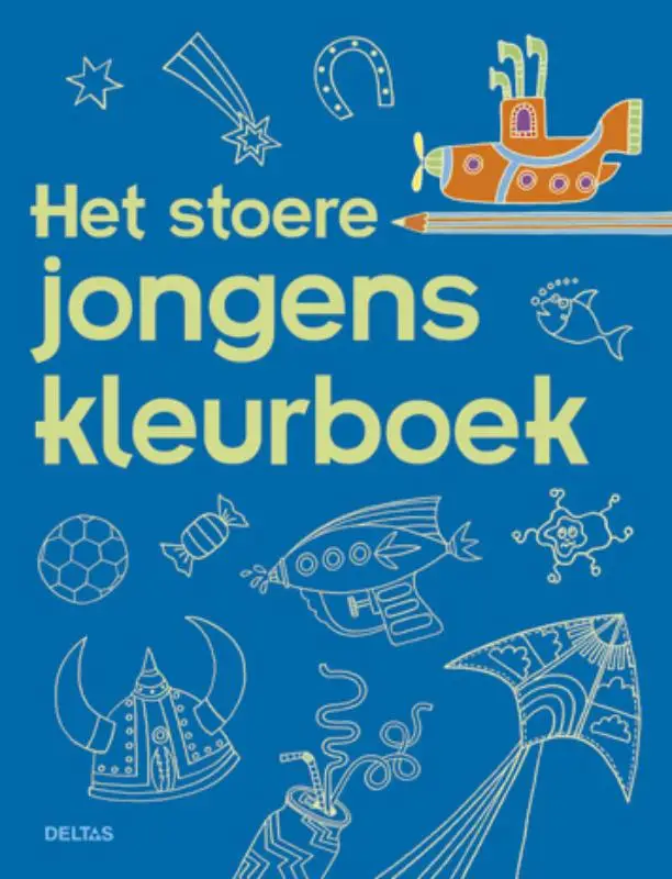 Stoere jongens kleurboek