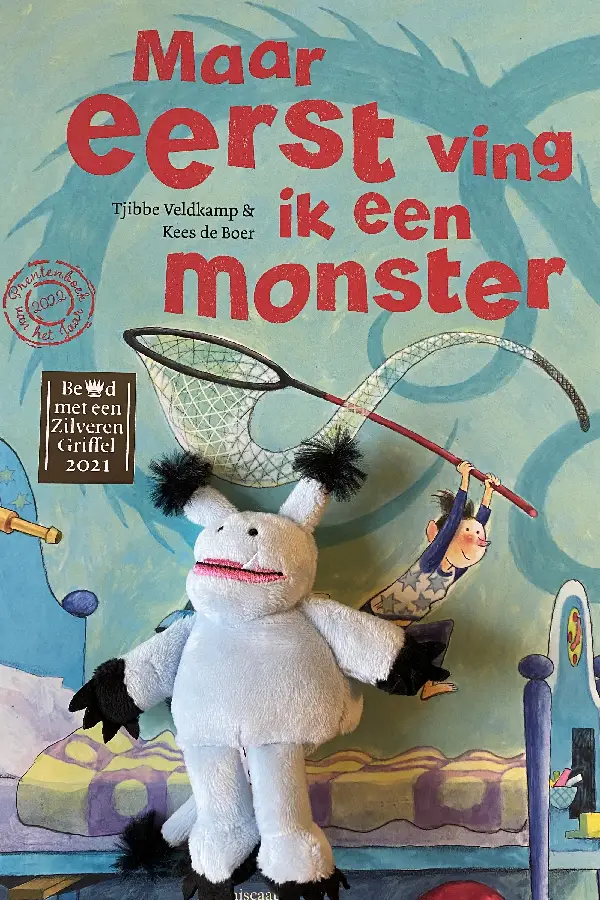 Maar eerst ving ik een monster met vinge